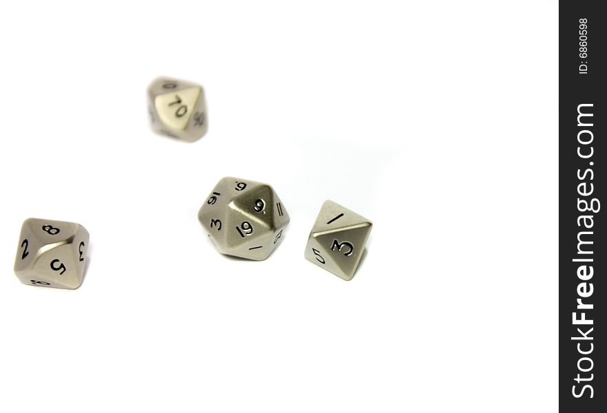 Small Metal Dice