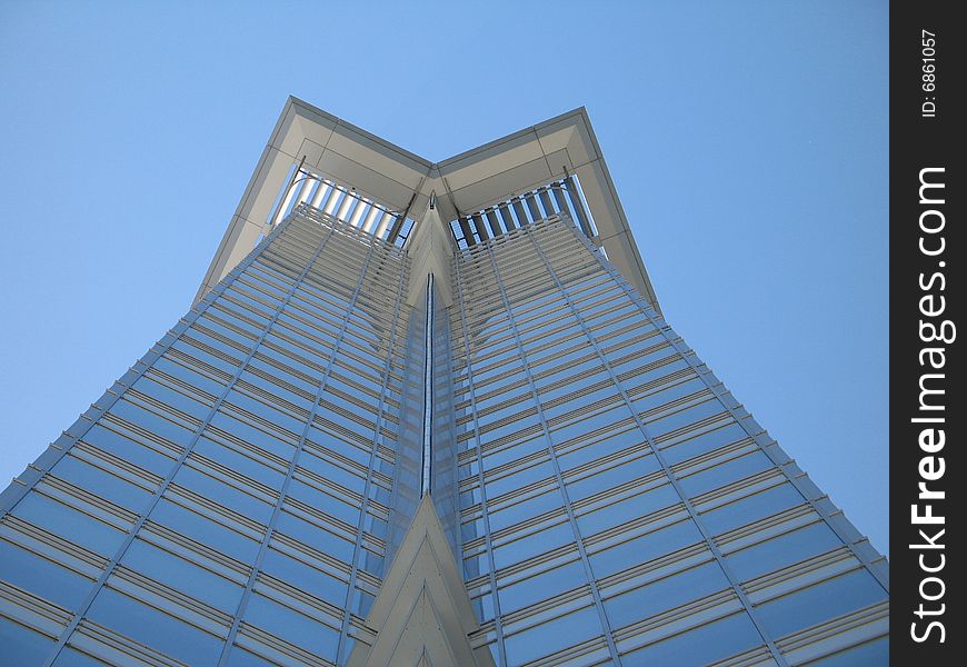 Modern building and blue sky