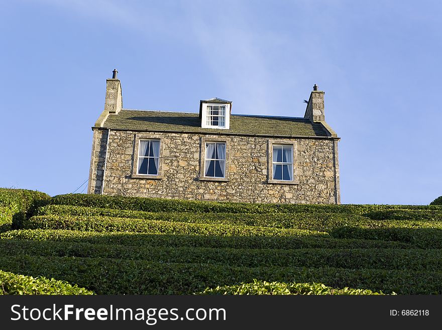 Typical british house. Edinburgh, Scotland