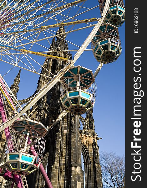 Ferris Wheel. Edinburgh