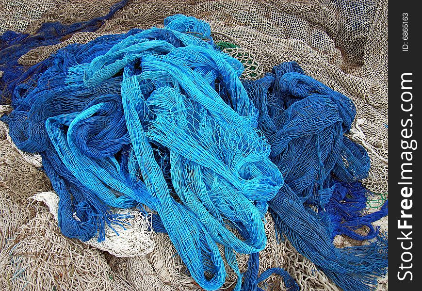 Nets used by fishermen in Spain. Nets used by fishermen in Spain