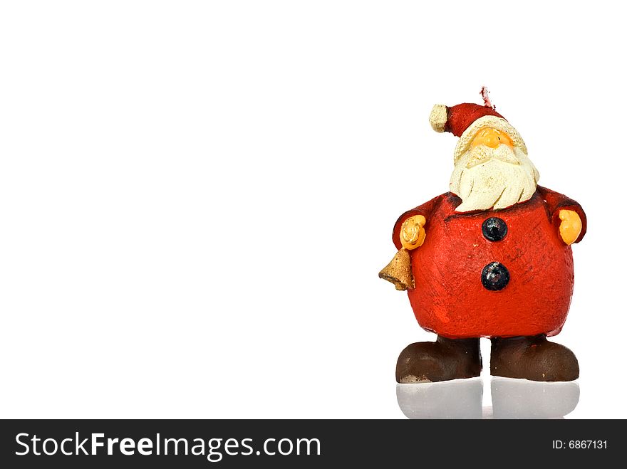 Santa Claus candle decoration figurine