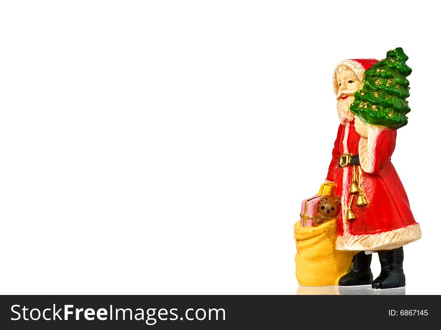 Old Vintage Santa Claus decoration figurine