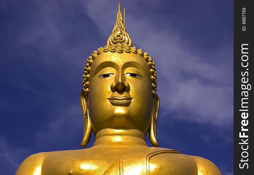 Big Golden Buddha, in Koh Samui Thailand