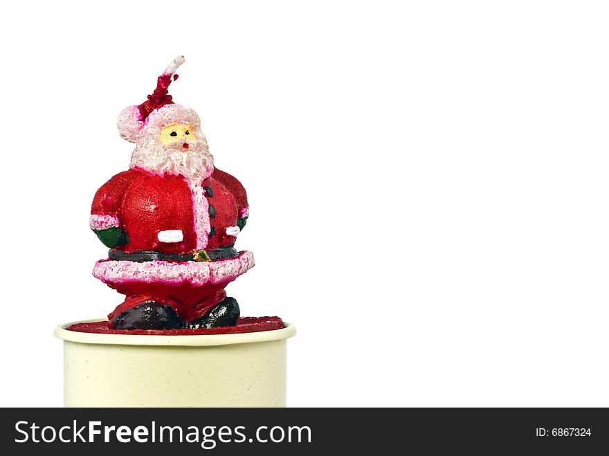 Santa Claus candle