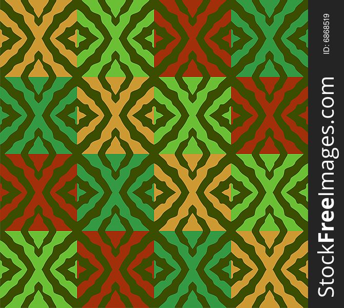 Vector illustration of seamless christmas pattern