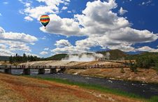 Midway Geyser Basin In Yellowstone Stock Photo Midway Geyser Basin In Yellowstone Stock Photo