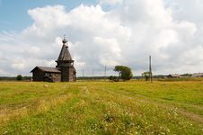 Old Wooden Church Of Ioann Zlatoust Stock Images Old Wooden Church Of Ioann Zlatoust Stock Images
