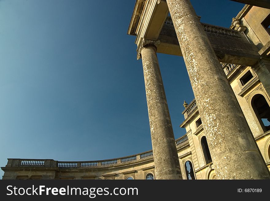 An Artistic View of a Stately Home. An Artistic View of a Stately Home