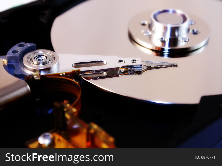 Hard disk, computer drive to information