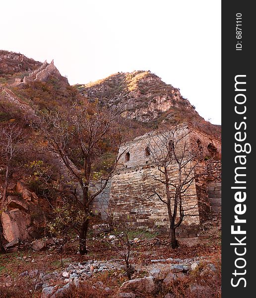 In the north of China, there lies a 6,700-kilometer-long (4,161-mile-long) ancient wall. In the north of China, there lies a 6,700-kilometer-long (4,161-mile-long) ancient wall.