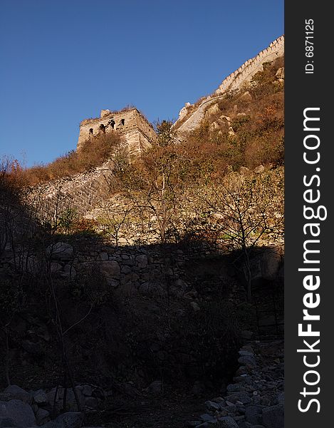 In the north of China, there lies a 6,700-kilometer-long (4,161-mile-long) ancient wall. In the north of China, there lies a 6,700-kilometer-long (4,161-mile-long) ancient wall.