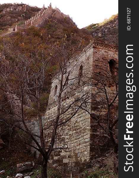 In the north of China, there lies a 6,700-kilometer-long (4,161-mile-long) ancient wall. In the north of China, there lies a 6,700-kilometer-long (4,161-mile-long) ancient wall.