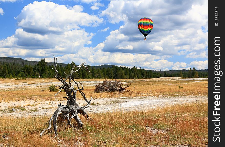 Upper Geyser Basin In Yellowstone