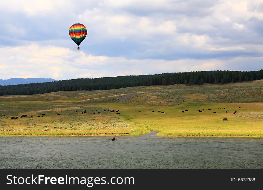 The Scenery Along The Yellowstone River