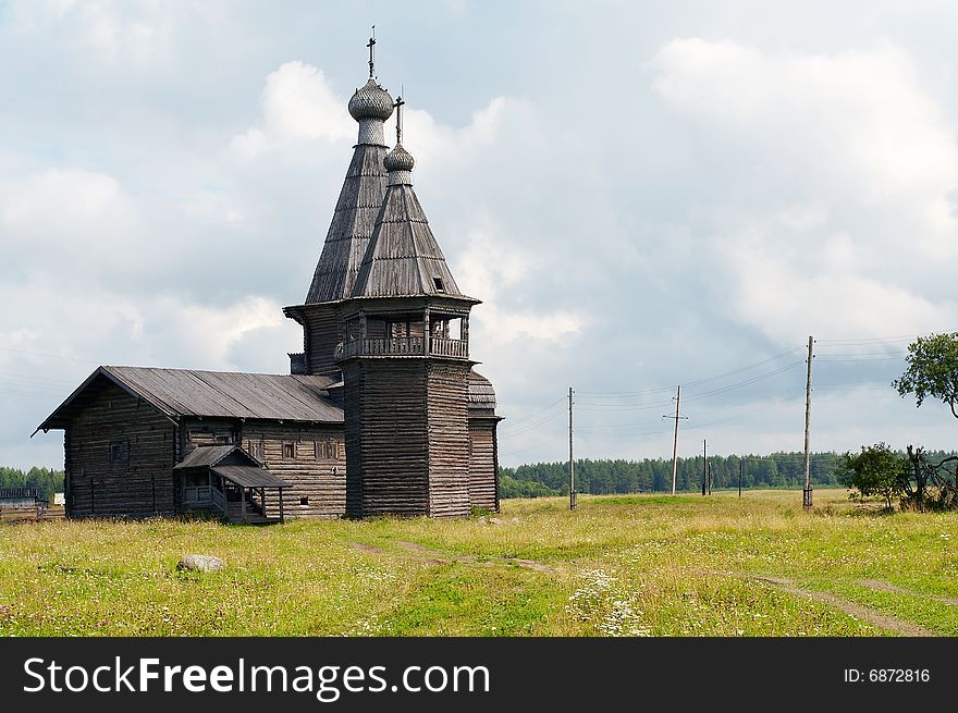 Old Wooden Church Of Ioann Zlatoust