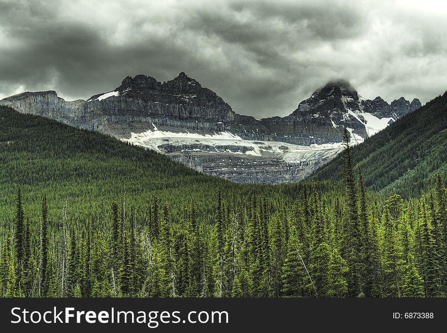 Rocky mountain range in Alberta Canada. Rocky mountain range in Alberta Canada