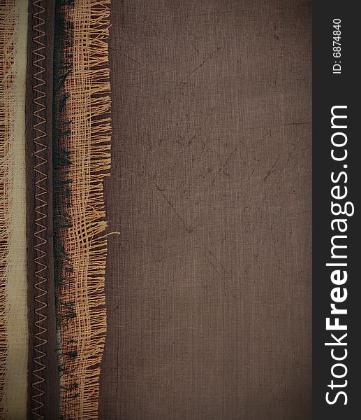 Abstract brown vertical background with decor