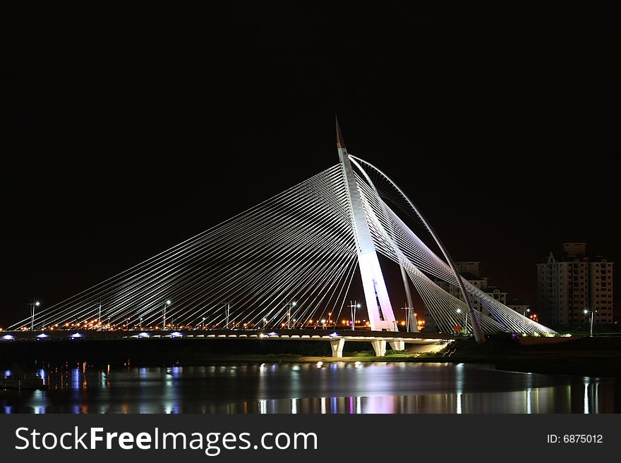 Vision Bridge in Putrajaya, Malaysia.