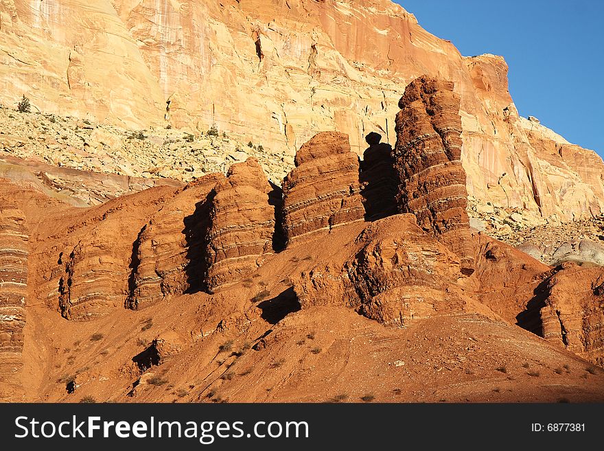 View of the Capitol Reef NP, Utah