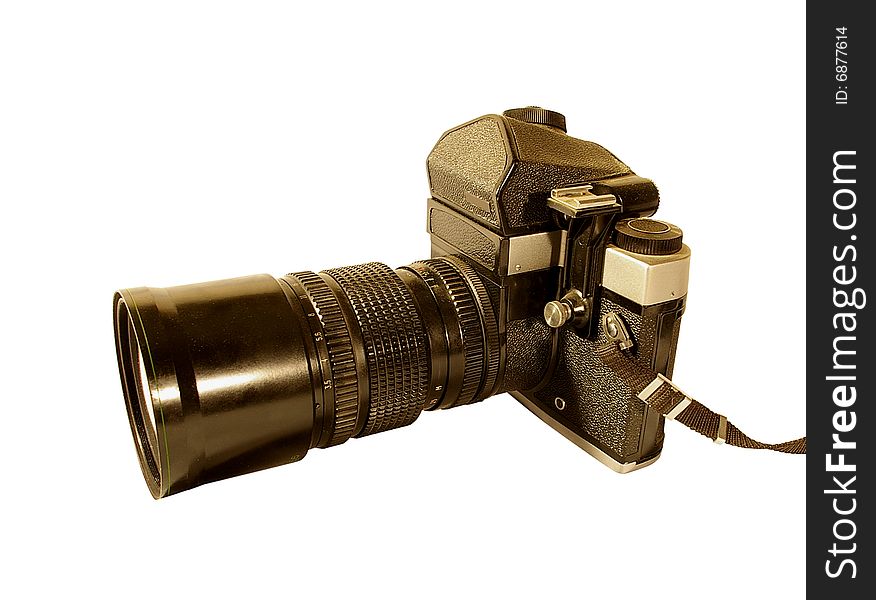 The film camera with an objective Upiter-36B, was issued in the USSR in 1950th years