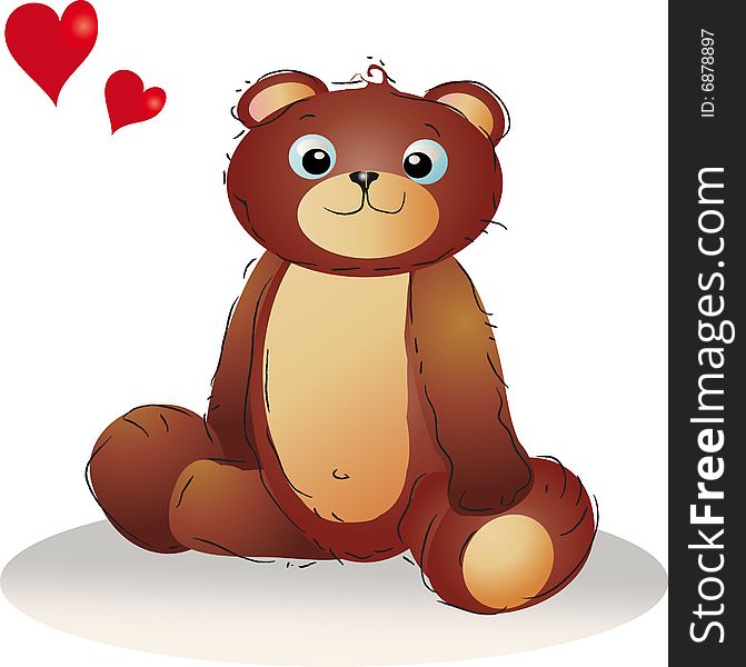 Teddybear in love