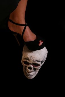 Foot On Skull Stock Images Foot On Skull Stock Images