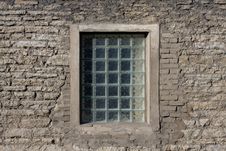 Rock Wall With Window Royalty Free Stock Photo Rock Wall With Window Royalty Free Stock Photo