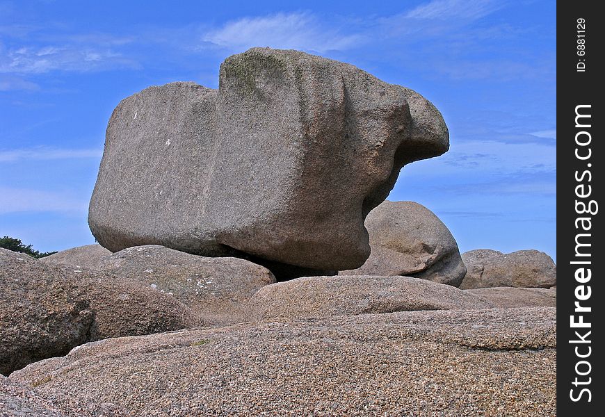 Granite Rocks near Ploumanach, Brittany, Northern France