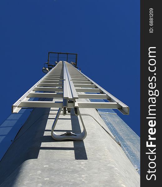 Ladder in front of the sky