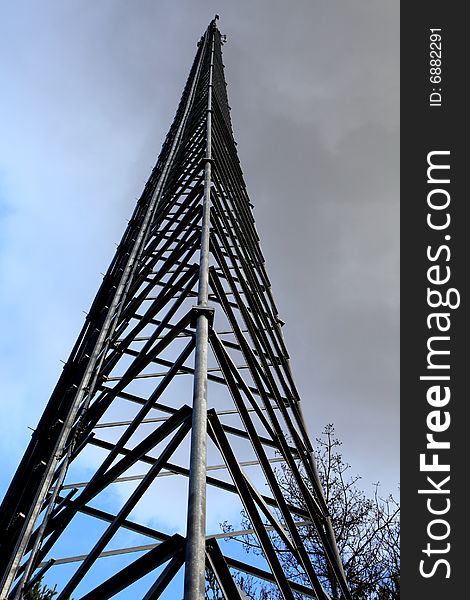 Detail of steel framework ,electricity. Detail of steel framework ,electricity