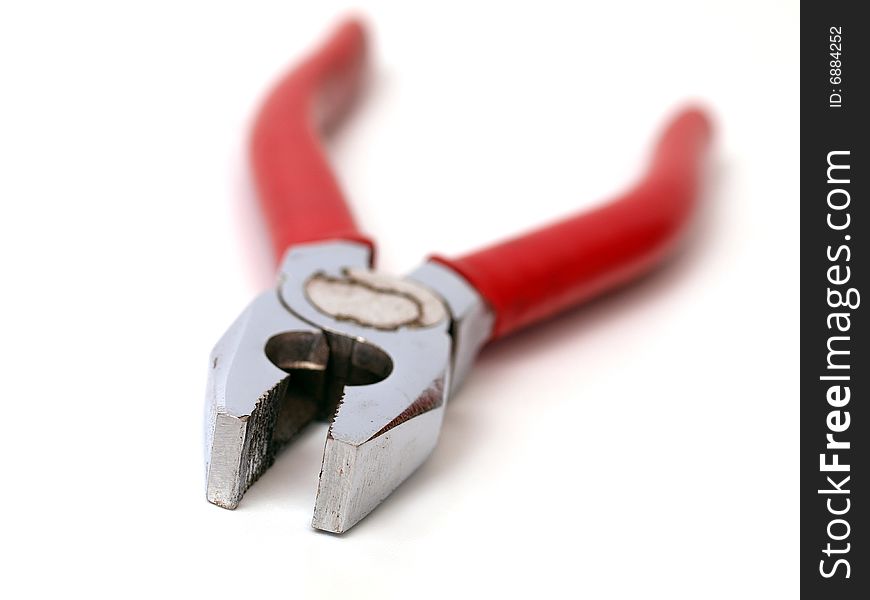 Close-up Of Dirty And Used Pair Of Pliers