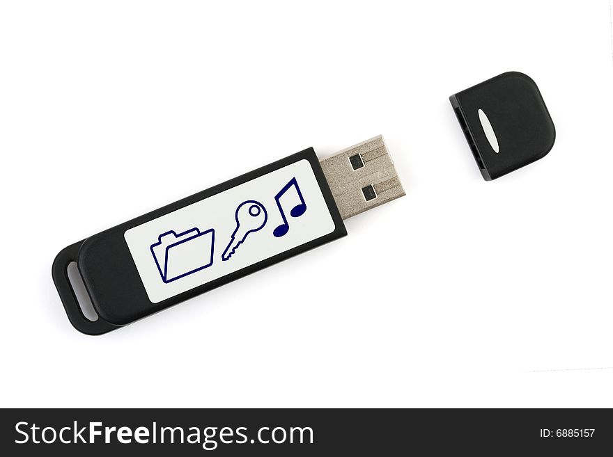 Flash Drive With Symbols