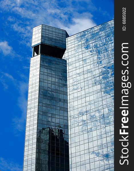 An image of a glass high rise
