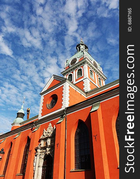 Saint Jacob's Church (Swedish: Sankt Jacobs kyrka) is a church in central Stockholm, Sweden, dedicated to apostle Saint James the Greater, patron saint of travellers.