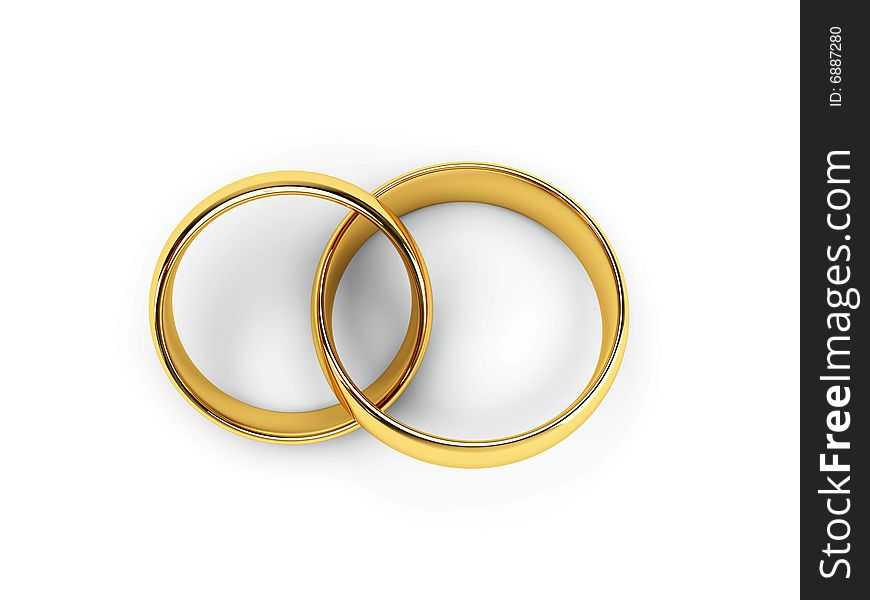 Gold wedding rings