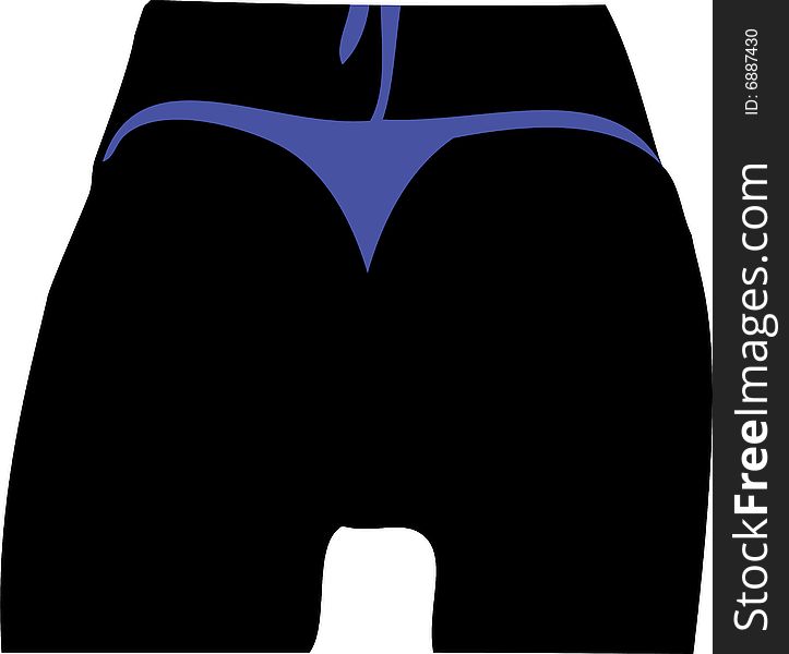 Illustration of a sweet g-string