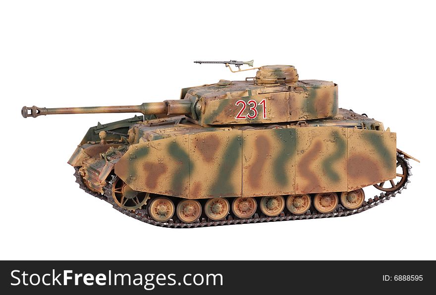 Model Of Pz-IV Tank