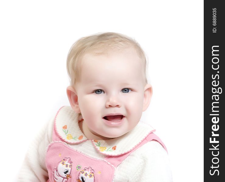 Baby In Pink Clothes