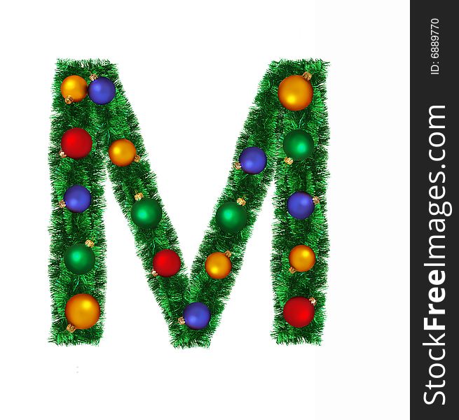 Christmas Alphabet - M