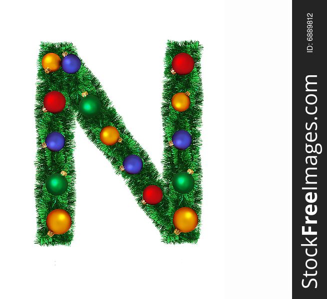 Christmas Alphabet - N