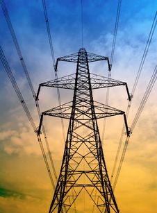 Electricity Pylon Royalty Free Stock Photos Electricity Pylon Royalty Free Stock Photos