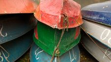 Boats On The Lakeside Stock Photography Boats On The Lakeside Stock Photography