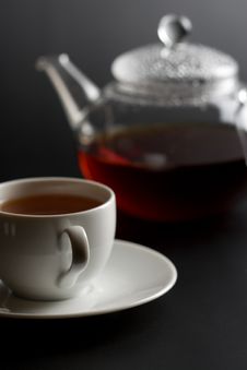 Cup Of Tea And Tea Pot Stock Images Cup Of Tea And Tea Pot Stock Images