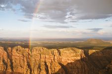 Rainbow At The Grand Canyon Stock Photography Rainbow At The Grand Canyon Stock Photography