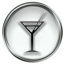 Wine-glass Icon Grey Royalty Free Stock Photos Wine-glass Icon Grey Royalty Free Stock Photos