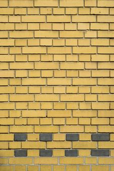 Yellow And Gray Brick Facade Royalty Free Stock Photo Yellow And Gray Brick Facade Royalty Free Stock Photo