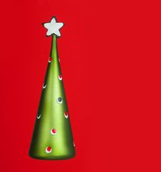 Christmas Tree With Star Royalty Free Stock Photography