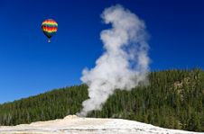 The Old Faithful Geyser In Yellowstone Stock Photos The Old Faithful Geyser In Yellowstone Stock Photos