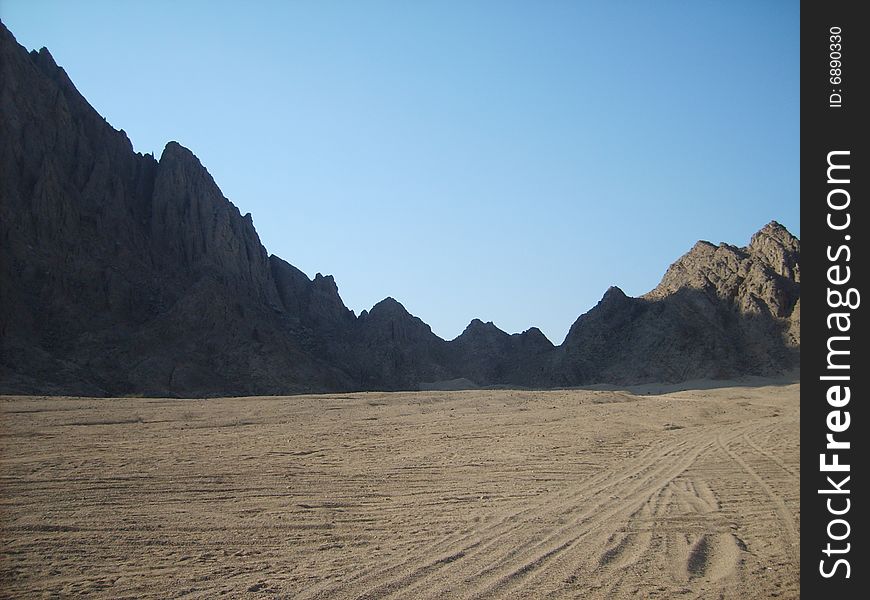 The silent and magic Sinai Desert. The silent and magic Sinai Desert.